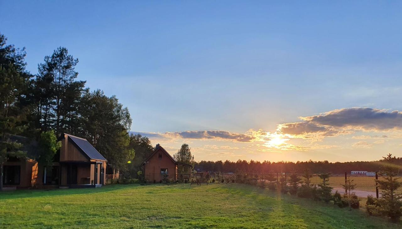 Domki Letniskowe Lesne Spa Borsk Nad Jeziorem Wdzydzkim Basen Sauna Balia Extérieur photo