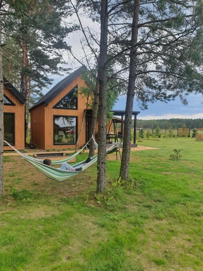 Domki Letniskowe Lesne Spa Borsk Nad Jeziorem Wdzydzkim Basen Sauna Balia Extérieur photo