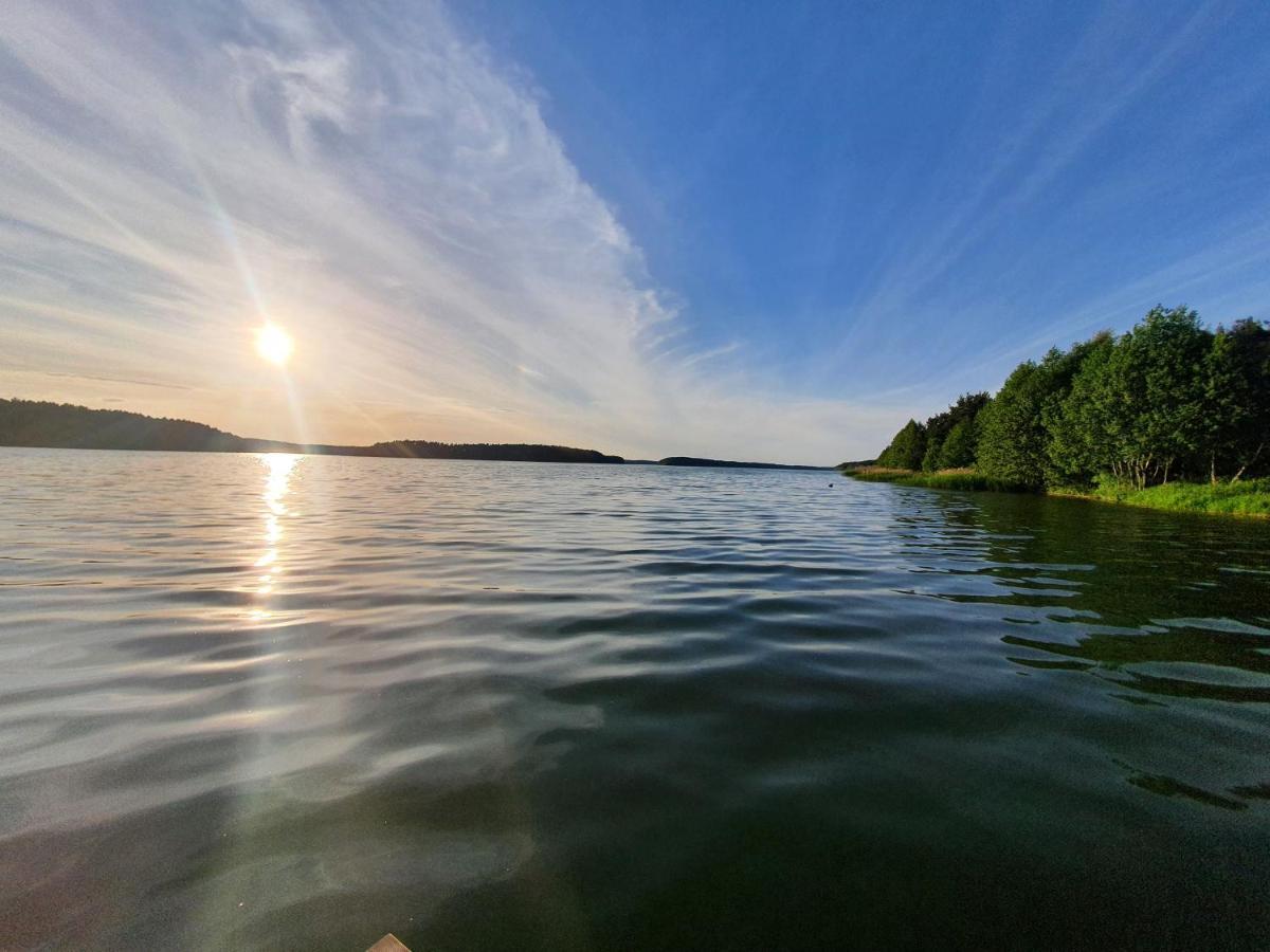 Domki Letniskowe Lesne Spa Borsk Nad Jeziorem Wdzydzkim Basen Sauna Balia Extérieur photo