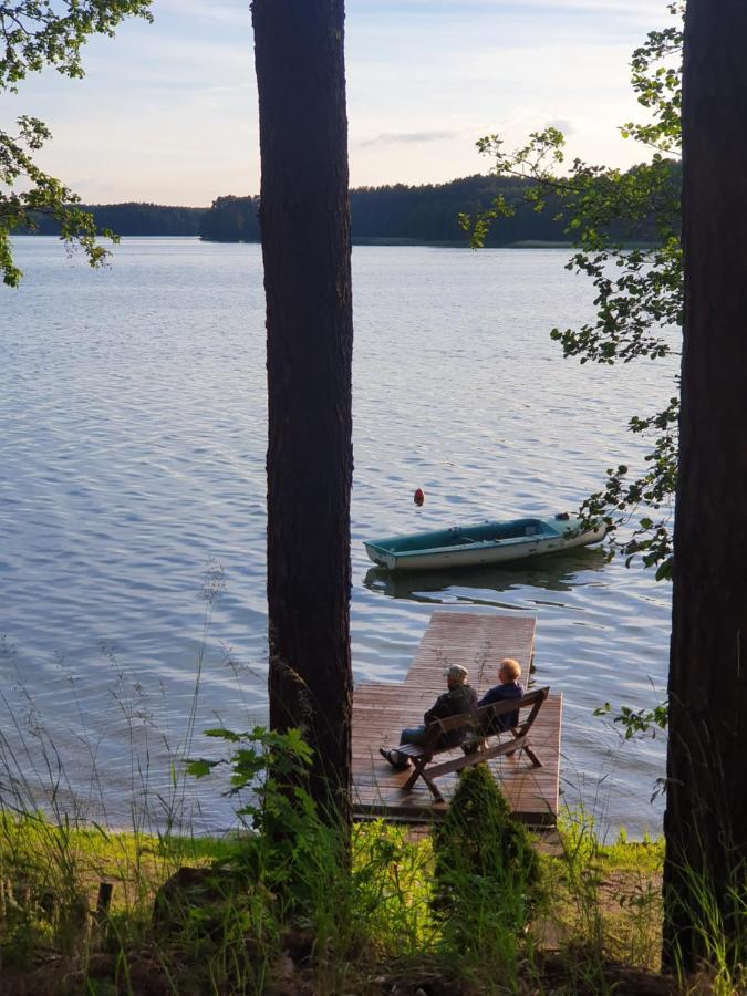 Domki Letniskowe Lesne Spa Borsk Nad Jeziorem Wdzydzkim Basen Sauna Balia Extérieur photo