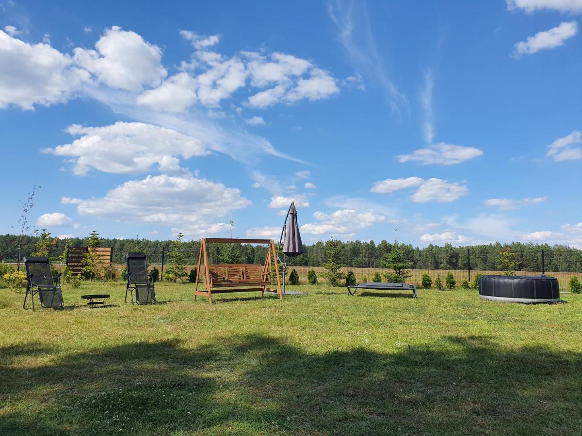 Domki Letniskowe Lesne Spa Borsk Nad Jeziorem Wdzydzkim Basen Sauna Balia Extérieur photo